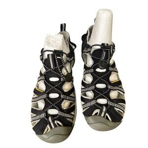 KEEN Waterproof Hiking Sandals Black/Gray Women's Size 8.5